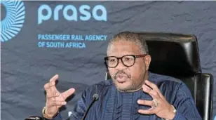  ?? / FREDDY MAVUNDA ?? Transport minister Fikile Mbalula says Prasa has saved R200m in salaries after ghost workers disappeare­d into thin air.