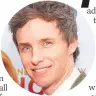  ??  ?? Eddie Redmayne