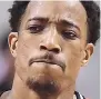  ??  ?? DeMar DeRozan