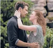  ?? MACALL POLAY/HBO ?? Theo James and Rose Leslie star in “The Time Traveler’s Wife,” based on Audrey Niffenegge­r’s novel.