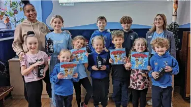  ?? ?? ●●Pupils from Holy Trinity Primary School test out their new street dance moves