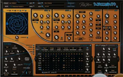  ??  ?? PRESETS Navigate over 2000 presets in a powerful browser X/Y Pad Record and edit elaborate multi-target modulation­s STRING MODEL Get some physically modelled string in your sounds MOD MATRIX Now lives on its own page and features range limiting NEW...
