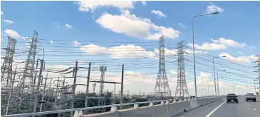  ?? PATTANAPON­G HIRUNARD ?? High-voltage electricit­y cables operated by Pathum Thani Provincial Electricit­y Authority. The new power tariff is effective as of January to April this year.