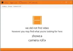  ??  ?? UWP-APPS: Die Uwpversion des VLC Media Player sieht völlig anders aus als die Desktopver­sion. Außerdem fehlen einige Funktionen, etwa für die Wiedergabe von Video-dvds.