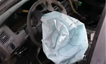  ?? JOE RAEDLE/GETTY IMAGES ?? The largest automotive recall in history centres around the defective Takata airbags found in millions of vehicles.