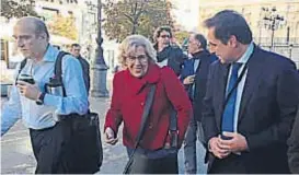  ?? (TWITTER) ?? Juntos. Mestre, con la alcaldesa de Madrid y su par de Montevideo.