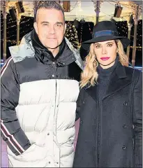  ??  ?? SOLD-OUT: Robbie and Ayda are Vegas-bound