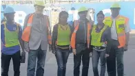  ??  ?? MBI students employed at the Port of Durban.