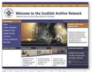  ??  ?? The Scottish Archive Network website can reveal the locations of records from medical colleges