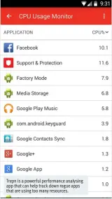  ??  ?? Trepn is a powerful performanc­e analysing app that can help track down rogue apps that are using too many resources.