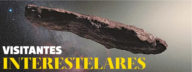  ?? GRÁFICO: ESO/M. KORNMESSER ?? Representa­ción artística de 'Oumuamua.