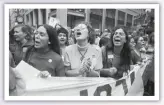  ??  ?? Bettman via Getty Images 1971 • Mass march marking 51st anniversar­y of women’s suffrage.