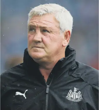  ??  ?? Newcastle United head coach Steve Bruce.