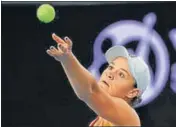  ?? AFP ?? World No. 1 Ashleigh Barty beat Garbine Muguruza in the Yarra Valley Classic final in Melbourne on Sunday.