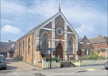  ?? Pictures: Clive Emson ?? Wye’s former Methodist church in Bridge Street is one of three in the Ashford area to go up for sale at auction