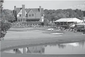  ?? BUTCH DILL/ USA TODAY SPORTS ?? The 18th at East Lake Golf Club makes for a near- perfect finishing hole to the Tour Championsh­ip.