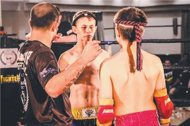  ?? Picture: SUPPLIED ?? HIGH HOPES: Innisfail teen boxer Quinton Smith survived childhood cancer and is crowd-funding to compete in the WMO World Titles in Ireland in October.