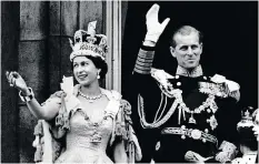  ?? Facebook: The Royal Family and Wikipedia.org ?? QUEEN Elizabeth II and Prince Philip on Coronation Day, on June 2, 1953, at Westminste­r Abbey in London. |