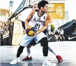  ??  ?? THE PHILIPPINE 3x3 team currently sits at third place after splitting its day assignment­s early yesterday morning at the FIBA 3x3 World Cup happening in Nantes, France.