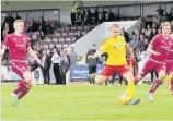  ??  ?? Opener Alan Trouten gives Rovers the lead