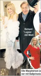  ??  ?? Richard Lugner mit Moni