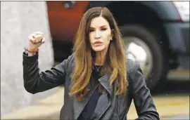  ?? Matt Slocum Associated Press ?? JANICE DICKINSON, a model who says Bill Cosby drugged and raped her in 1982, was in Norristown, Pa., for the entertaine­r’s sentencing.