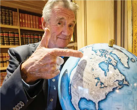  ?? ERROL MCGIHON ?? Michael Palin is a former member of Monty Python, yes, but also former Royal Geographic Society president and author of Erebus.