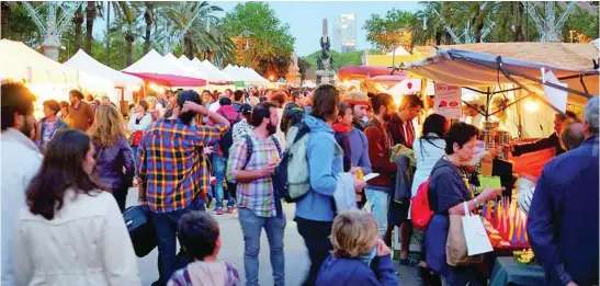  ?? JESÚS G. FERIA ?? Imagen de la última Fira de la Terra celebrada en Barcelona