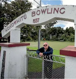  ?? PHOTO: MURRAY WILSON/STUFF ?? The Hokowhitu Bowling Club has been burgled for the third time this year and ex-president Will Inman has had enough.