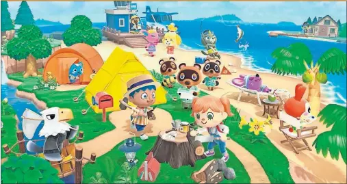  ??  ?? Animal Crossing: New Horizons da al juhador un montón de opciones sobre cómo afrontar la historia.