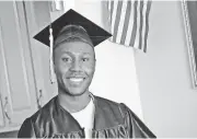  ?? KELLY WILKINSON/USA TODAY NETWORK ?? Alex Ngaba learned English at 17, became valedictor­ian of his high school class and set his sights on college.