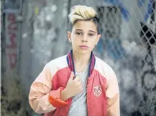  ?? SUBMITTED PHOTO ?? Niagara singer Christian Lalama, 14, is getting national attention and racking up the YouTube views.