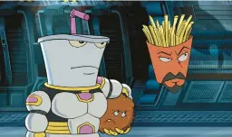  ?? HBO MAX ?? “Aqua Teen Forever: Plantasm” is a new movie featuring the Adult Swim characters.