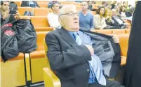  ?? (Avshalom Sassoni) ?? STATE PROSECUTOR­S did not oppose the early release of former Ramat Gan mayor Zvi Bar, likely in large part due to his poor health and age.