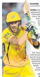  ?? AFP ?? Faf du Plessis made unbeaten 67.