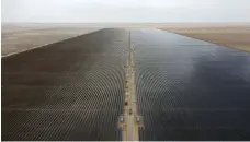  ?? Pawan Singh / The National ?? The Mohammed bin Rashid Al Maktoum Solar Park in Dubai will be completed by the end of the decade