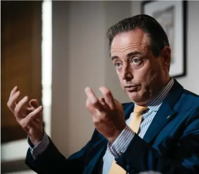  ?? FOTO KRIS VAN EXEL ?? N-VA-voorzitter Bart De Wever pleitte afgelopen weekend andermaal voor rechtse frontvormi­ng.