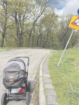  ?? Фото читателя. ?? НаДО ПРИВЕСТИ В ПОРЯДОК: дорога в Кадриорг с улицы Валге может быть опасна для здоровья пешеходов и велосипеди­стов.
