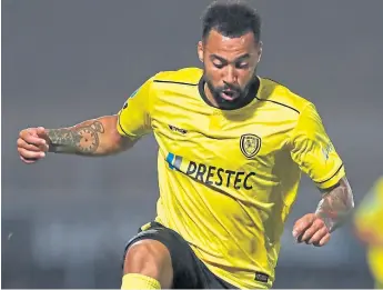  ??  ?? Kane Hemmings ‘returned home’ to Burton Albion after 10 years on the road.