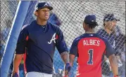  ?? CURTIS COMPTON / CCOMPTON@AJC.COM ?? PECOTA has outfielder Ronald Acuna Jr. as the Braves’ fifth-best position player and second baseman Ozzie Albies their sixth-best.