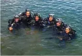  ??  ?? (Top) Commanding Officers of different Navies onboard JMSDF JS Ise; US Navy, Indian Navy, and Royal Australian Air Force P-8 Poseidon aircraft at the exercise; (above) Divers of participat­ing Navies carrying our wreck diving; Internatio­nal ships participat­ing in the RIMPAC at Joint Base Pearl Harbor-Hickam.