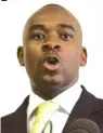  ??  ?? Adv Chamisa