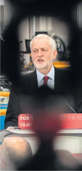  ??  ?? &gt; Labour leader Jeremy Corbyn during his visit to EEF Engineerin­g in Aston