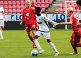  ??  ØRJAN DEISZ ?? Joel Mvuka viste seg frem som 16-åring mot Brann.