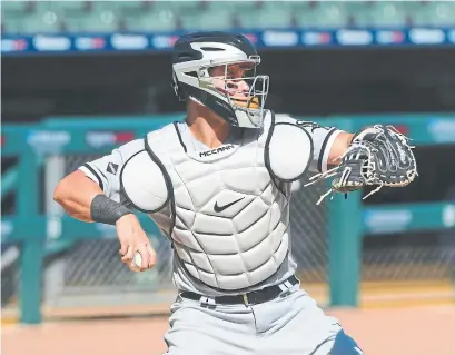  ?? MARK CUNNINGHAM GETTY IMAGES FILE PHOTO ?? James McCann was an all-star with the White Sox in 2019 when he hit .273 with 18 home runs and 60 RBIs.