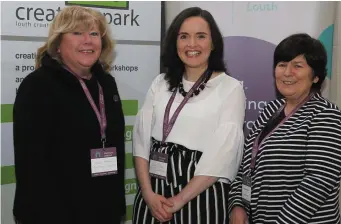  ??  ?? Anne Keeley, Employer Relations with Lisa Dunbar, Lisa Dunbar Health and Marie Fleming, Anglo Printers at the Network Ireland Louth February Event, Member Spotlight and discussion on Business Woman of the Year Awards at Creative Spark, Dundalk.