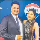  ?? Photo / Supplied ?? Harry and Mandeep Luther at the RE/MAX Flagship opening in Hamilton.