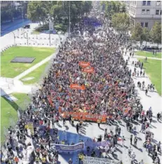  ?? FOTO AGENCIA UNO ?? Ayer se realizó la cuarta marcha No+AFP.