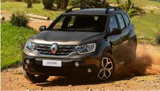  ??  ?? Renault Duster 2021, lançado no início de março, é vendido pelo site da montadora