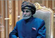  ??  ?? Sultan Qaboos